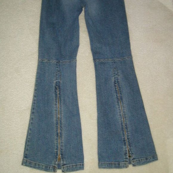 AB 2502 Arden B (Size 10 Long) Distress Spandex   Denim (Palazzo Leg) - Picture 14 of 16
